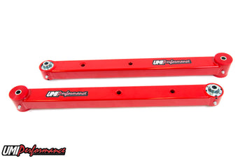compare product UMI Performance 78-88 G-Body Boxed Lower Control Arms- Poly/Roto-Joint