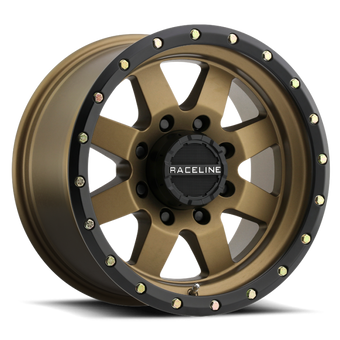 compare product Raceline 935BZ Defender 17x9in / 6x139.7 BP / -12mm Offset / 107.95mm Bore - Bronze Wheel