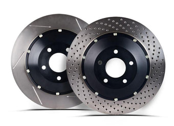 compare product StopTech Ford S197 Mustang Replacement Right Slotted 355x32mm AeroRotor