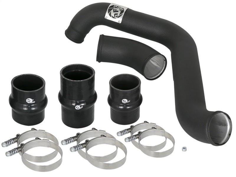 aFe Bladerunner Intercooler Tube Hot Side 3in 17 - 18 GM Diesel Trucks V8 - 6.6L (td) L5P - Black - My Store
