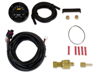 compare product AEM X-Series Boost Pressure -30inHg 60psi Gauge Kit