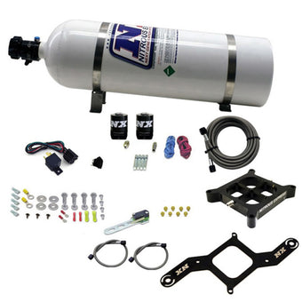 compare product Nitrous Express 4500 Covert Crossbar Plate System Pro Power 100-500HP (15lb Bottle)