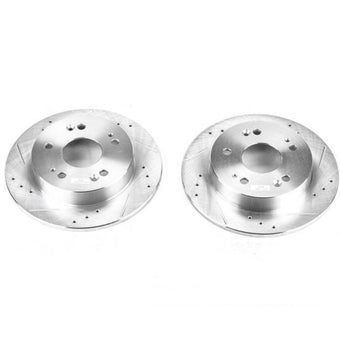 compare product Power Stop 13-15 Acura ILX Rear Evolution Drilled & Slotted Rotors - Pair