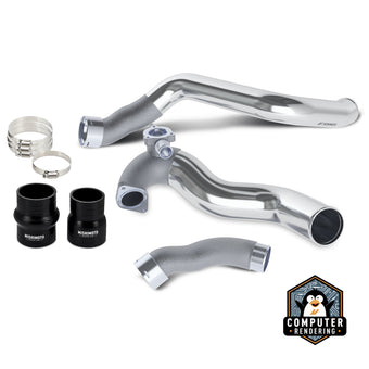 compare product Mishimoto 2024+ Ford Mustang EcoBoost Charge Pipes - Polished