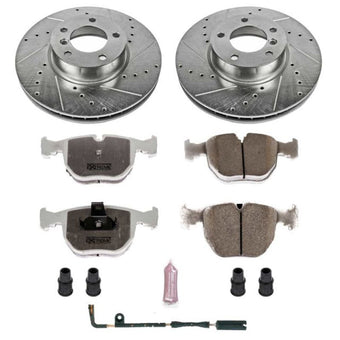 compare product Power Stop 01-03 BMW 530i Front Z26 Street Warrior Brake Kit