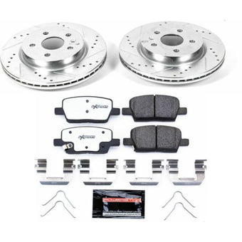 compare product Power Stop 16-18 Cadillac CT6 Rear Z26 Street Warrior Brake Kit