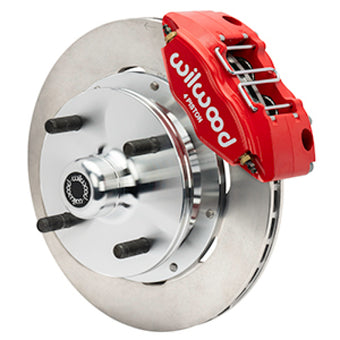 compare product Wilwood 73-76 Porsche 914 Front Powerlite Brake Kit Plain Face - Red