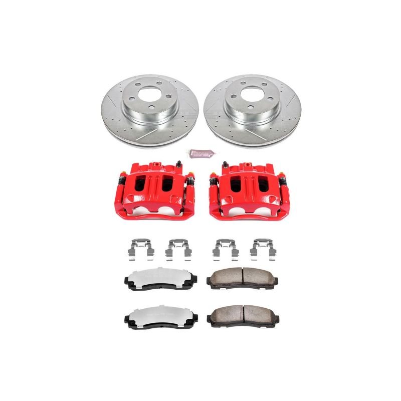 Power Stop 03 - 05 Ford Explorer Sport Trac Front Z36 Truck & Tow Brake Kit w/Calipers - My Store
