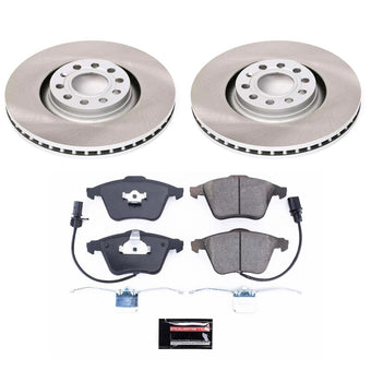 compare product Power Stop 05-09 Audi A4 Quattro Front Semi-Coated Rotor Kit