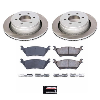 compare product Power Stop 12-18 Ford F-150 Rear Semi-Coated Rotor Kit