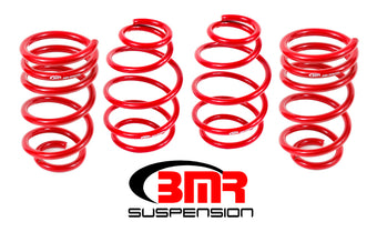 compare product BMR 10-15 5th Gen Camaro V8 Lowering Spring Kit (Set Of 4) - Red