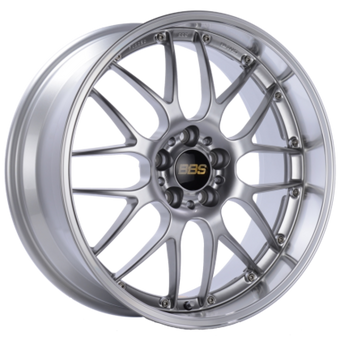 compare product BBS RS-GT 19x8.5 5x112 ET30 Diamond Silver Center Diamond Cut Lip Wheel - 82mm PFS Required