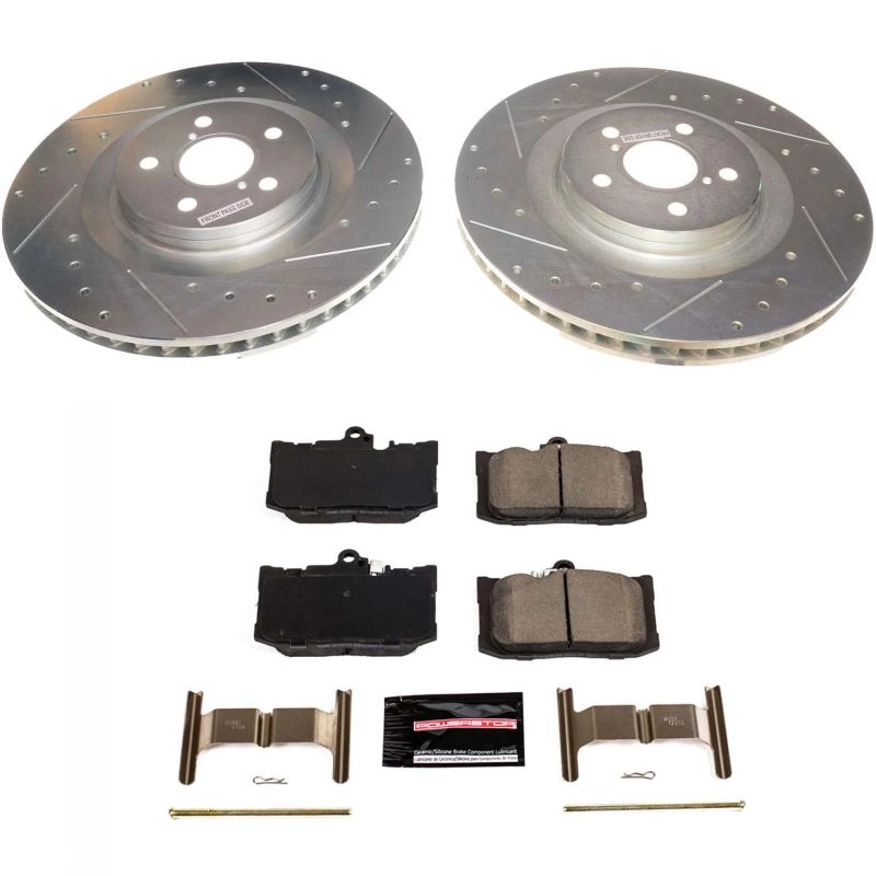 Power Stop 13 - 19 Lexus GS350 Front Z23 Evolution Sport Brake Kit - My Store