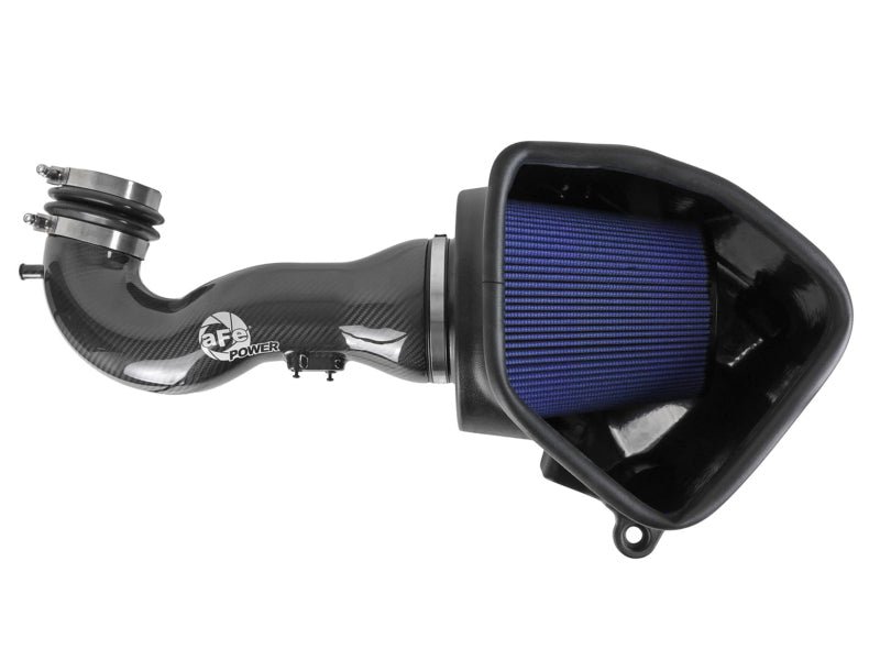 aFe 19 - 20 GM Trucks 5.3L/6.2L Track Series Carbon Fiber Cold Air Intake System With Pro 5R Filters - My Store