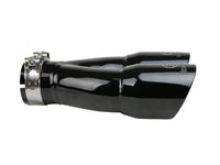 aFe Takeda 2.5in 304 Stainless Steel Clamp - on Exhaust Tip 2.5in Inlet 3in Dual Outlet - Black - My Store