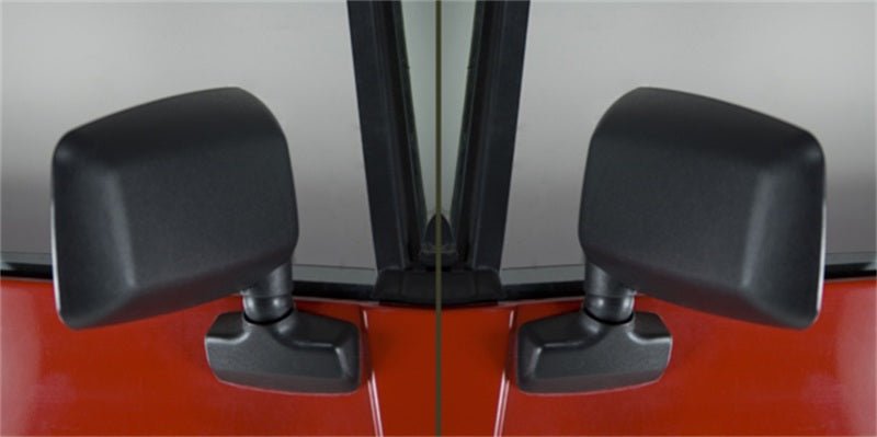 Omix Door Mirror Kit Black - 87 - 95 Jeep Wrangler YJ - My Store