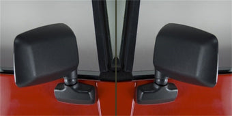 compare product Omix Door Mirror Kit Black- 87-95 Jeep Wrangler YJ