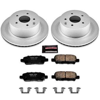 compare product Power Stop 11-19 Nissan Leaf Rear Z17 Evolution Geomet Coated Brake Kit