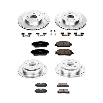compare product Power Stop 05-06 Toyota Camry Front and Rear Z23 Evolution Brake Kit
