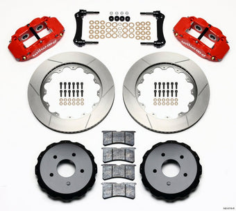 compare product Wilwood Narrow Superlite 4R Rear Kit 14.00in Red 97-04 Corvette C5/Z06 05-13 C6