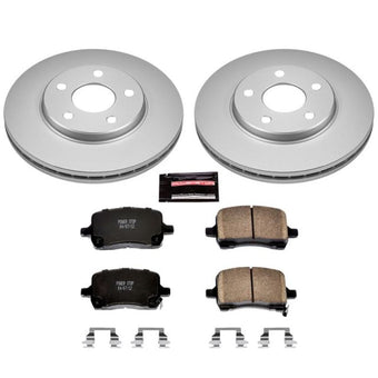 compare product Power Stop 04-08 Chevrolet Malibu Front Z17 Evolution Geomet Coated Brake Kit