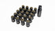 Wheel Mate Muteki HR38 Open End Lug Nuts 12x1.50 Titanium Chrome / Yellow Ring - My Store