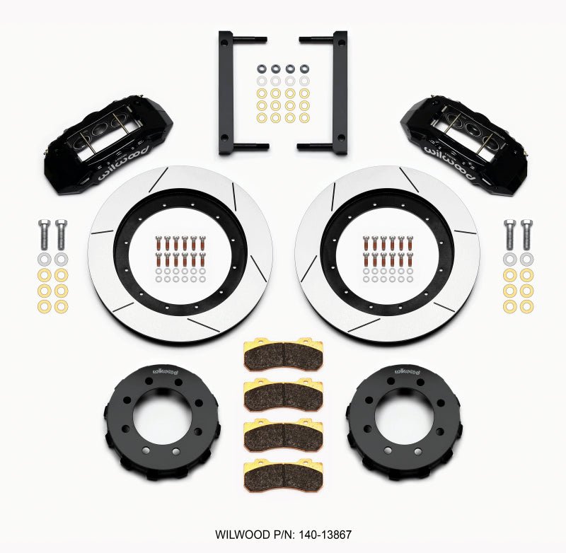 Wilwood TX6R Front Kit 16.00in Black 2005 - 2012 Ford F250/F350 4WD - My Store