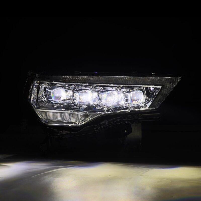AlphaRex 14 - 22 Toyota 4Runner NOVA LED Proj Headlights Chrome w/ Activ Light/Seq Signal/DRL - My Store