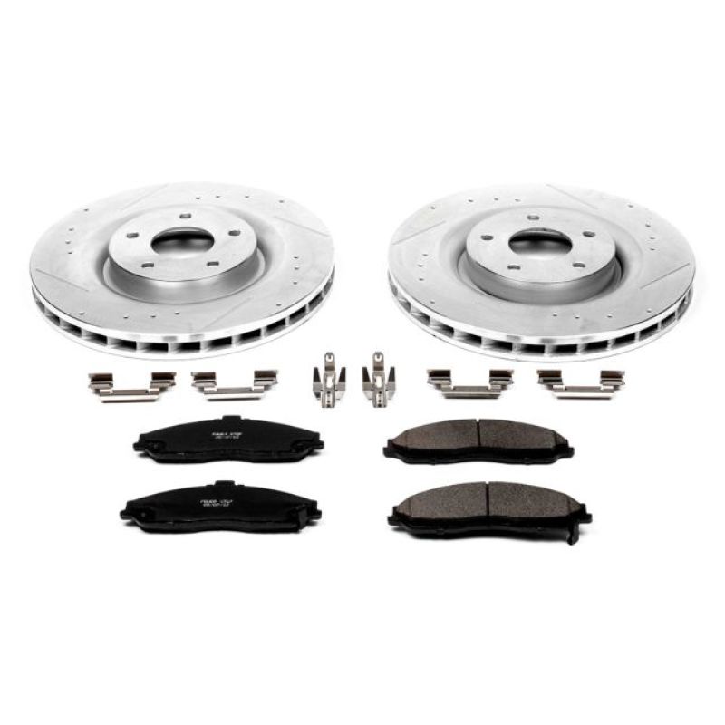 Power Stop 06 - 09 Cadillac XLR Front Z23 Evolution Sport Brake Kit - My Store