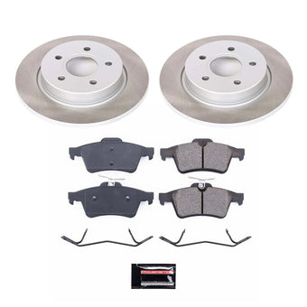 compare product Power Stop 12-18 Ford Focus Rear Semi-Coated Rotor Kit