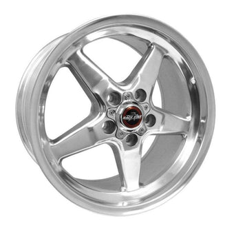 compare product Race Star 92 Drag Star 17x9.50 5x4.50bc 6.88bs Direct Drill Polished Wheel
