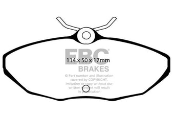 compare product EBC 01-05 Ford Thunderbird 3.9 Ultimax2 Rear Brake Pads