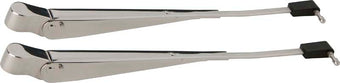 compare product Kentrol 87-95 Jeep Wrangler YJ Windshield Wiper Arms Pair - Polished Silver