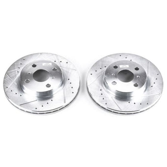 compare product Power Stop 98-02 Chevrolet Prizm Front Evolution Drilled & Slotted Rotors - Pair