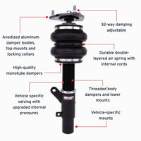 Air Lift 15 - 20 Acura TLX / 13 - 17 Honda Accord Front Performance Air Suspension Kit - My Store