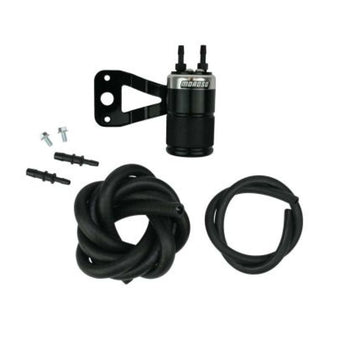 compare product Moroso Harley-Davidson 88-16 Evo Twin Cam Sportster Air Oil Separator - Black & Polished