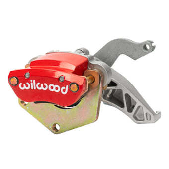 compare product Wilwood Caliper-MC4 Mechanical-R/H - Silver w/No Logo 2.00in Piston .81in Disc - Red