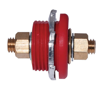 compare product Moroso Thru-Panel Connector - Red - Single