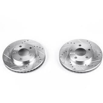 compare product Power Stop 97-05 Buick Century Front Evolution Drilled & Slotted Rotors - Pair