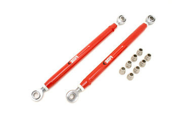 compare product BMR 05-14 S197 Mustang Double Adj. Lower Control Arms w/ Heavy Duty Rod Ends - Red