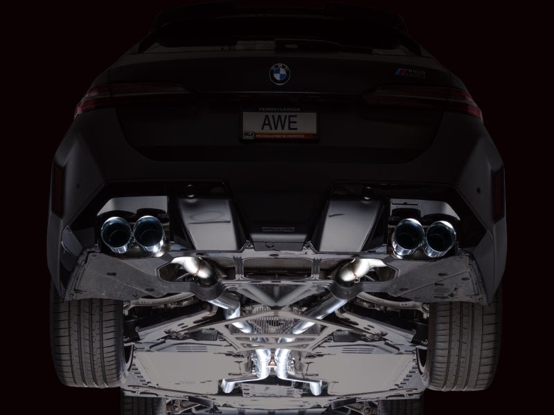 AWE Tuning BMW G90/G99 M5 Touring Edition Cat - Back Exhaust - Chrome Silver Tips - My Store