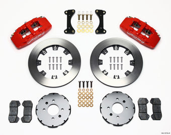 compare product Wilwood Dynapro 6 Front Hat Kit 12.19in Red 94-01 Honda/Acura w/262mm Disc
