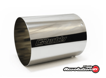compare product GReddy SS Tip (115mm Dia/120mm Length) for Universal 3in Revolution RS Muffler