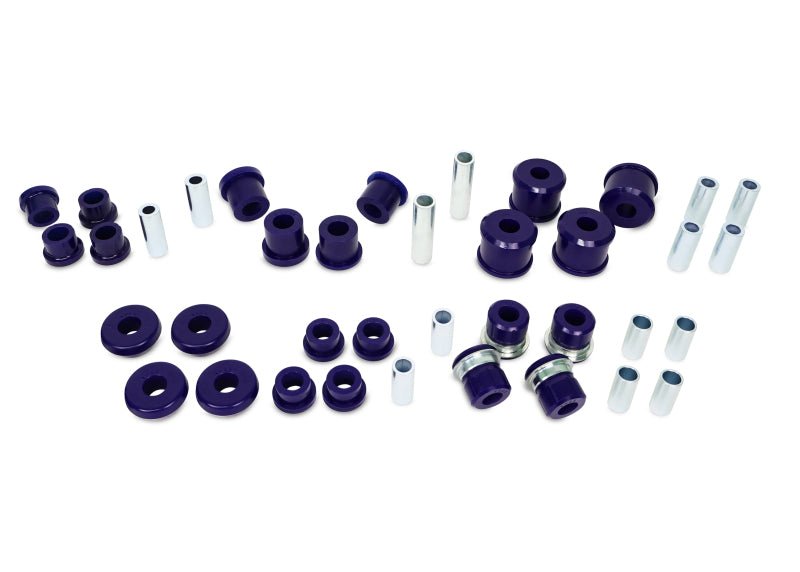 SuperPro 90 - 97 Mitsubishi Montero LS Control Arm & Trailing Arm Bushing Kit - (60mm Trailing Arm) - My Store