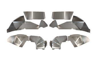 compare product Fishbone Offroad 2018+ Jeep Wrangler JL Front/Rear Set of 4 Aluminum Raw Inner Fenders
