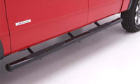 Lund 05 - 23 Nissan Frontier Crew Cab 4in. Oval Straight Steel Nerf Bars - Black - My Store