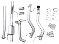 AWE Tuning 2021+ Ford F150 Tremor w/ Bumper Cutouts 0FG Non - Resonated Cat - Back w/ Chrome Silver Tips - My Store