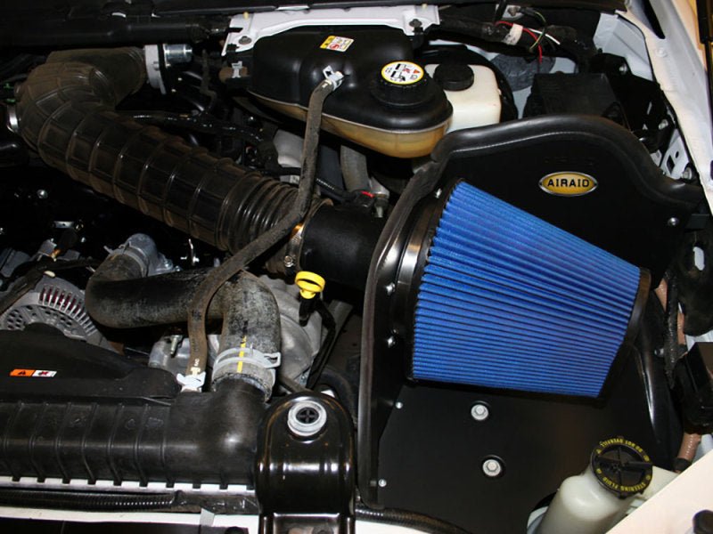 Airaid 05 - 07 Ford F - 250/350 6.8L V - 10 CAD Intake System w/o Tube (Dry / Blue Media) - My Store