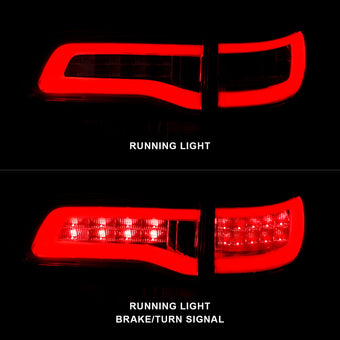 compare product ANZO 2014-2016 Jeep Grand Cherokee LED Taillights Red/Clear