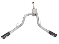 aFe MACHForce XP Exhaust 3in SS Dual Side Exit CB w/ Black Tips 15 Ford F150 Ecoboost V6 - 2.7L/3.5L - My Store